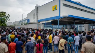 Flipkart Warehouse Protest
