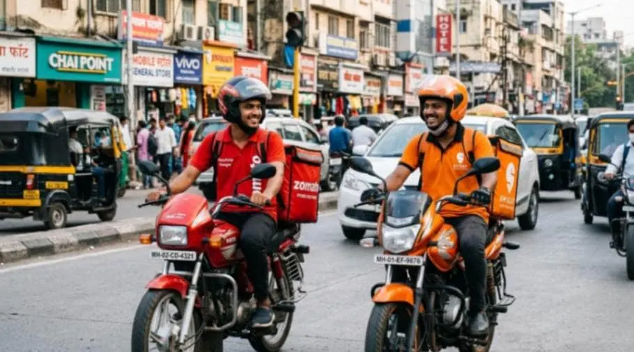 Zomato and Swiggy Delivery Boy