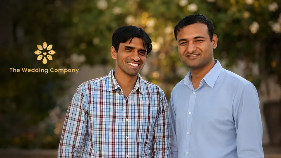 The Wedding Company Founder Pawan Gupta and Rahul Namdev