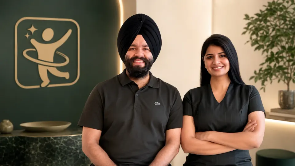 SuperLiving Founders Manavdeep Singh Grover and Gurjot Kaur